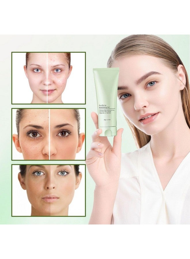 Generic 2PCS Purifying Exfoliating Gel, Exfoliating Gel, Purifying Exfoliating Moisturizing Gel, Purifying Exfoliating Scrub, Cleansing Face and Body Exfoliating Scrub Gel  - Image 4