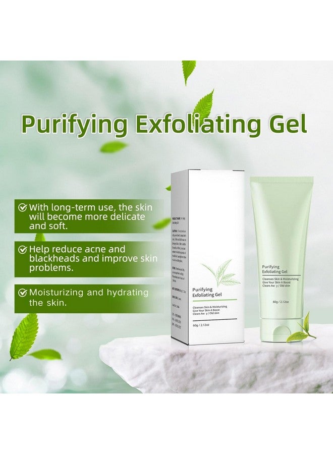 Generic 2PCS Purifying Exfoliating Gel, Exfoliating Gel, Purifying Exfoliating Moisturizing Gel, Purifying Exfoliating Scrub, Cleansing Face and Body Exfoliating Scrub Gel  - Image 3