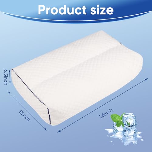 MINUPWELL 6.5" Knee Pillow for Side Sleepers - 100% Shredded Memory Foam Leg Pillow for Side Sleeping - Between Leg & Under Hip Pillow - Relieving Leg, Back, and Knee Pain - High Supportive - Image 5