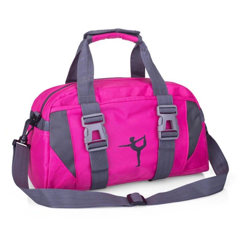 Fitness Bag Large Storage Travel Bag Crossbody Sports Bag Single Shoulder Nylon Bag Gym Bag with Detachable Shoulder Strap - Image 1