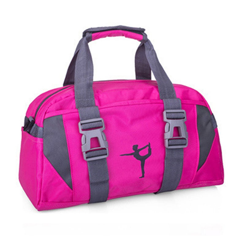 Fitness Bag Large Storage Travel Bag Crossbody Sports Bag Single Shoulder Nylon Bag Gym Bag with Detachable Shoulder Strap - Image 5