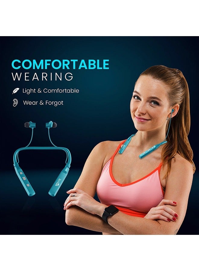 آي كروز سماعة iCruze Tune Bluetooth 5.1 حول الرقبة مع IPX5/مدة تشغيل تصل إلى 12 ساعة/محرك ديناميكي مقاس 13 مم - Image 3