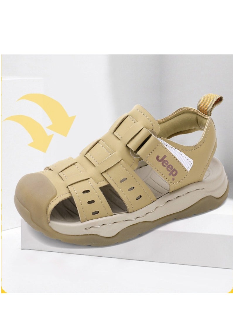 Jeep - Sandals New Soft Sole Anti slip Children's Sports Shoes  Beach Shoes - Image 1