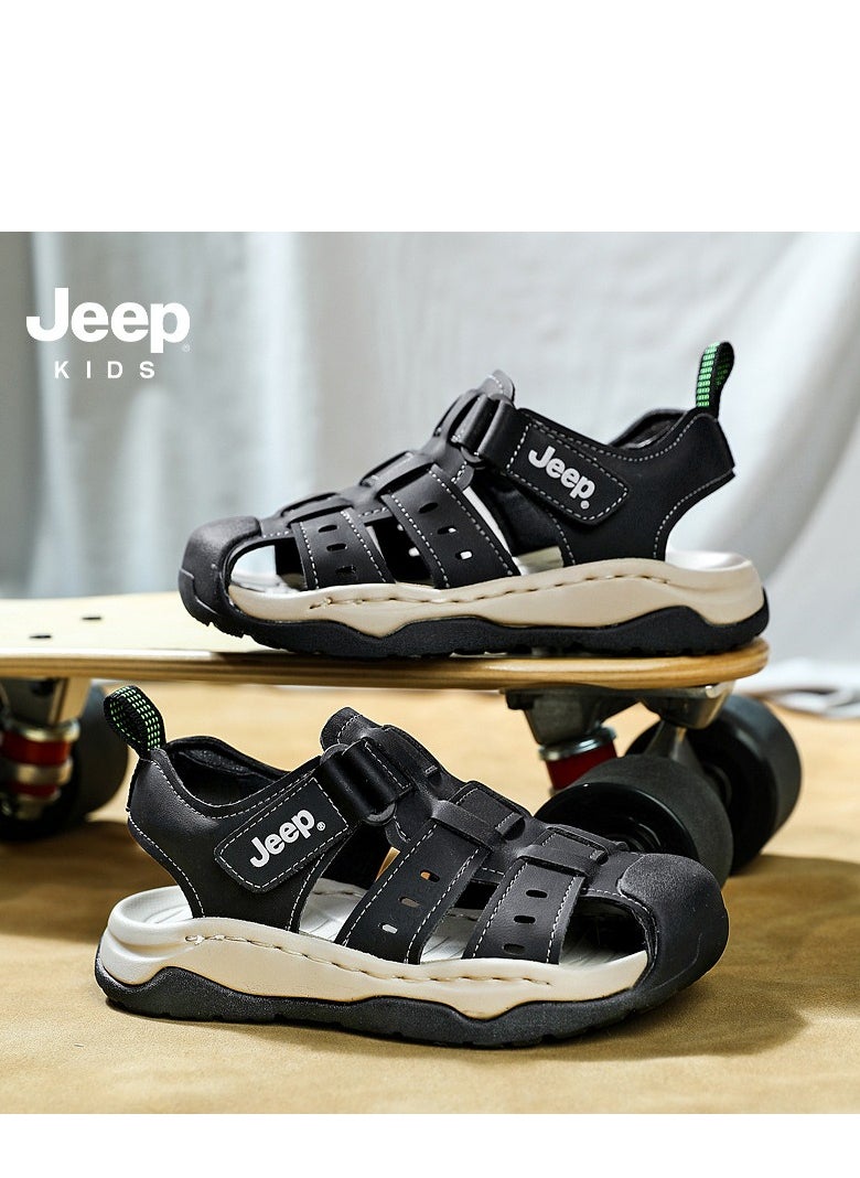 Jeep - Sandals New Soft Sole Anti slip Children's Sports Shoes  Beach Shoes - Image 1