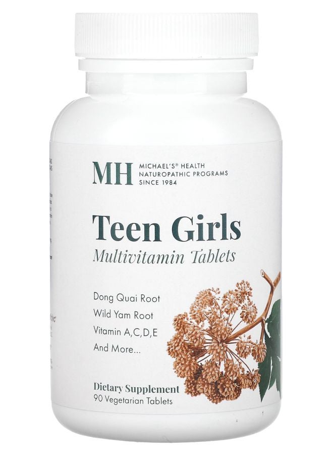 Michael's Naturopathic Teen Girls Tabs Multivitamin 90 Vegetarian Tablets