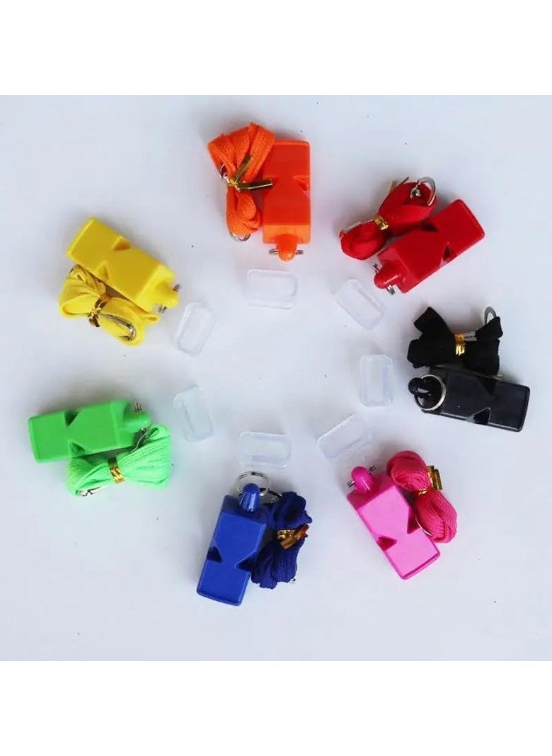 QSHOP - QSHOP® Portable Sports Whistle Emergency Whistle ABS Material Referee Whistle for Camping Survival Basketball Football Lessons - Image 1