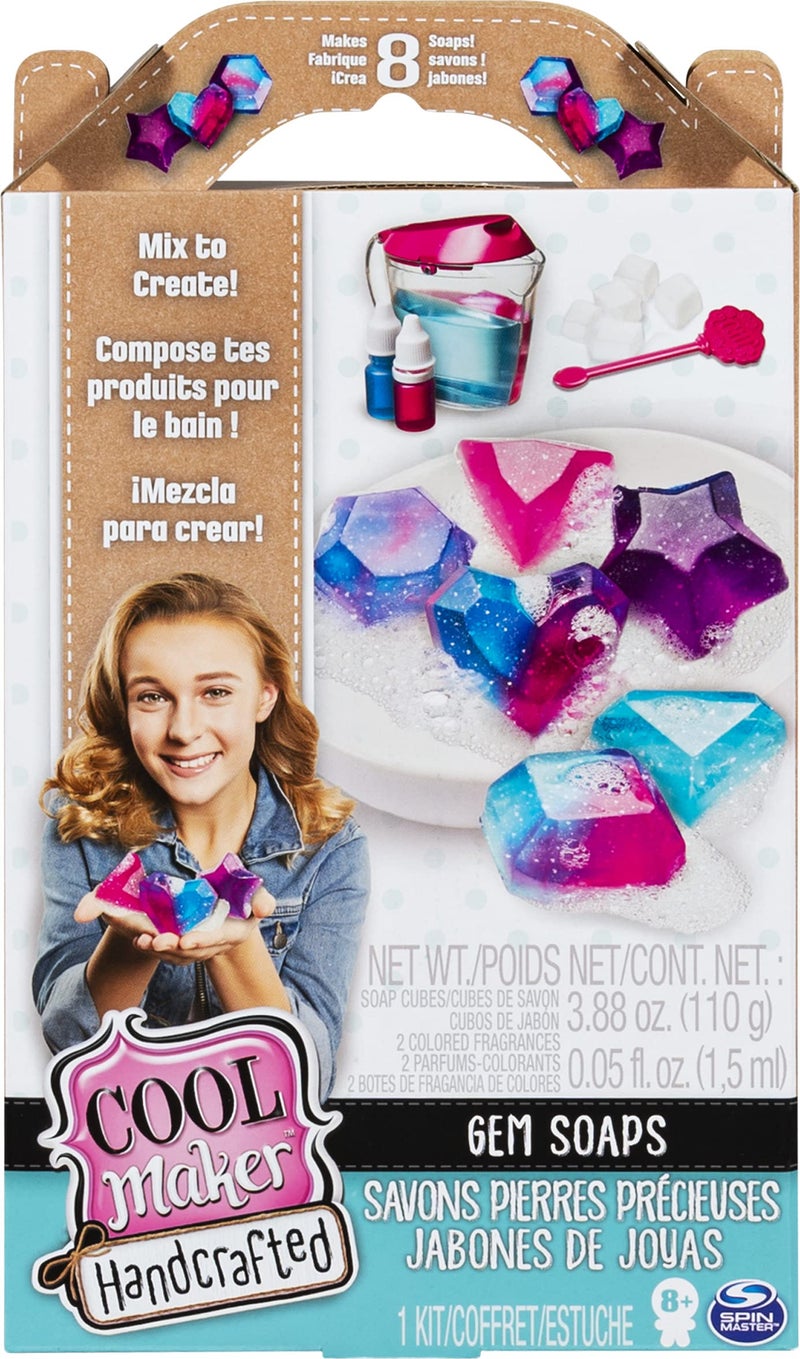 Cool Maker Handcrafted Gem Soaps Activity Kit Makes 8 Soaps for Ages 8 Up - Image 2