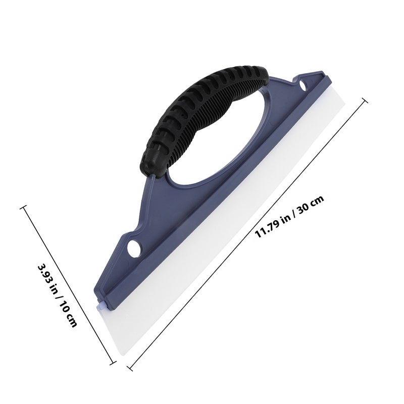 2pcs Silicone Car Squeegees for Water and Snow Removal Fit for All Vehicles Gentle Glass for Winter and Year-Round Use - Image 2