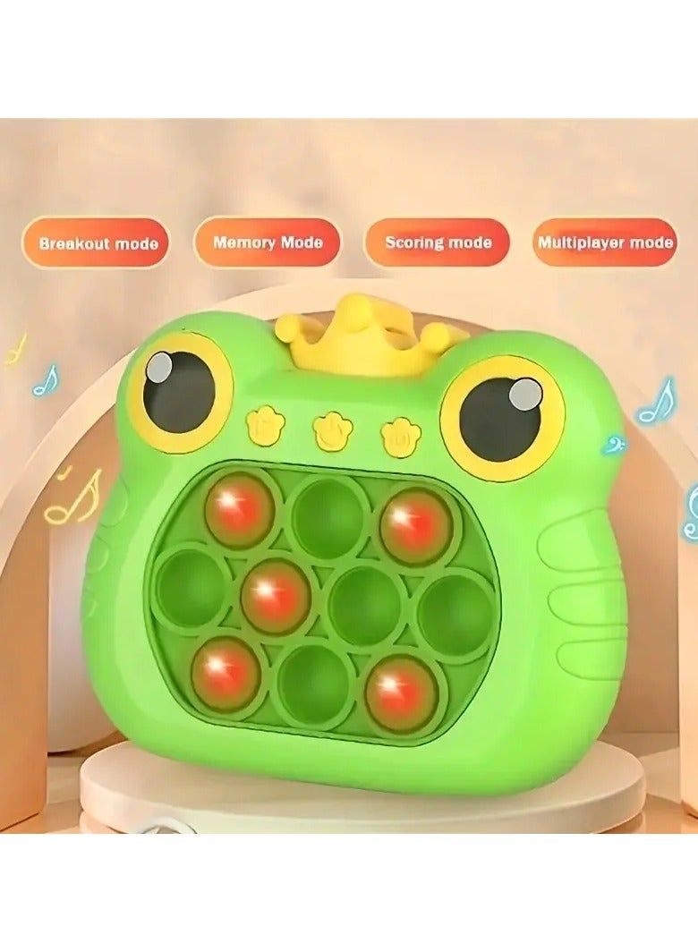 AROAQ Electronic Push Pop Bubble Budget Toys LED Fast Push Game Machines Stress Relief Toys Anxiety Relief Toys Gifts for Boys Girls - Image 1