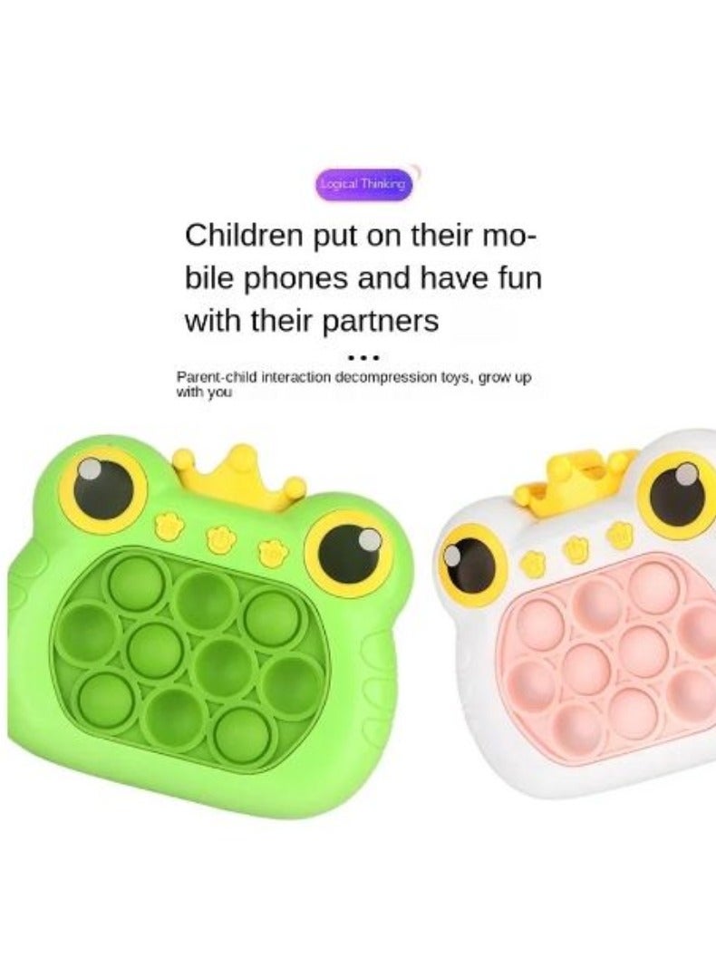 AROAQ Electronic Push Pop Bubble Budget Toys LED Fast Push Game Machines Stress Relief Toys Anxiety Relief Toys Gifts for Boys Girls - Image 3