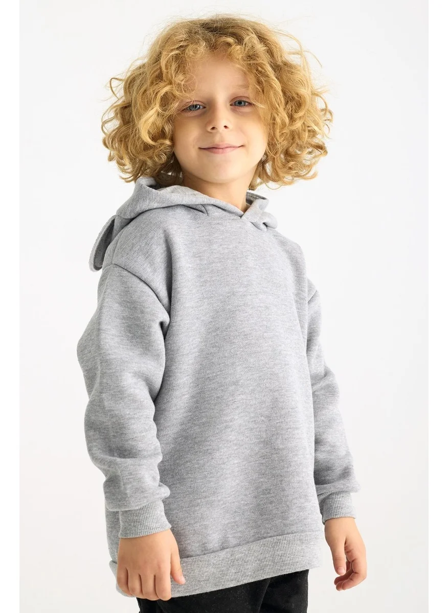 زيبكيدز Kids Hooded Sweatshirt with Ears