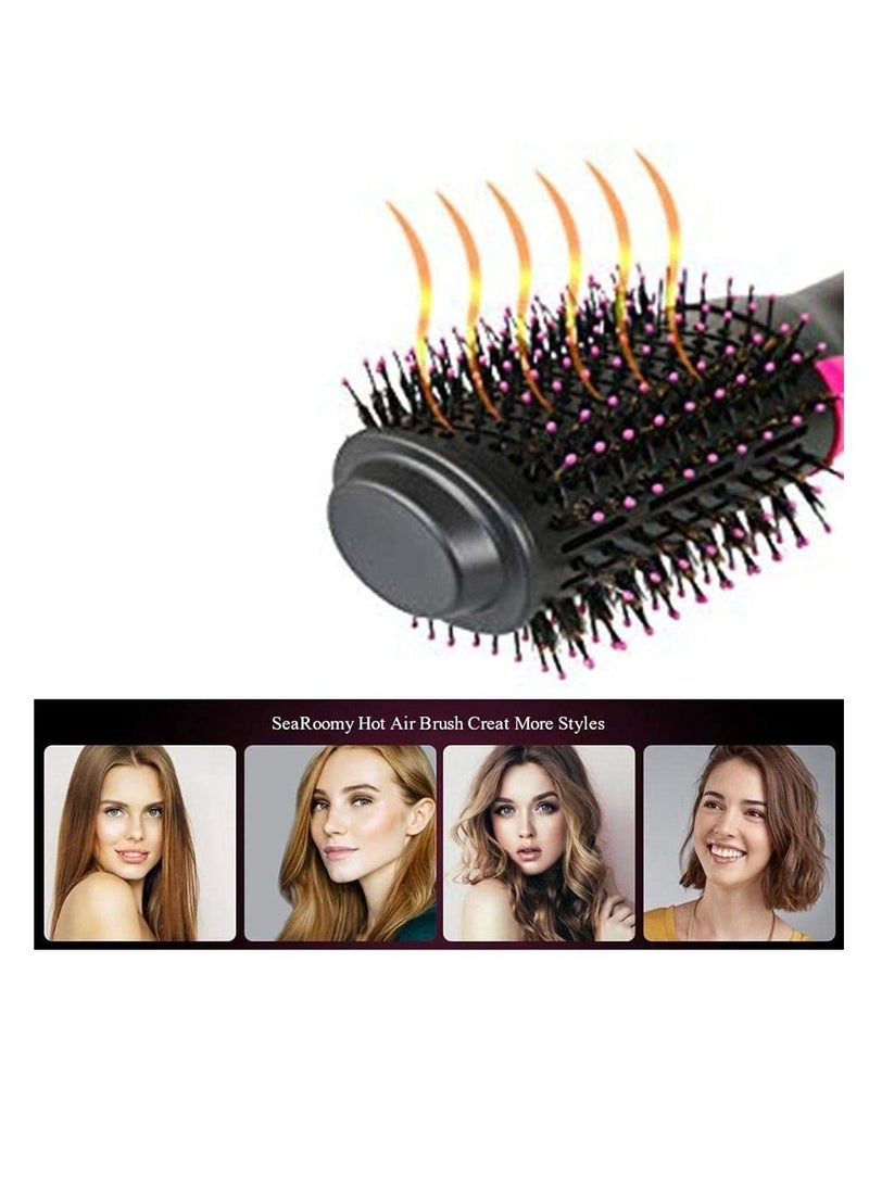Generic - Hair Dryer Brush and Hot Air Brush, Bvser Air Hair Brush 3 in 1 One Step Hair Dryer and Styler Volumizer for Rotating Straightening, Curling, Salon Negative Ion Ceramic Blow Dryer Brush - Image 1