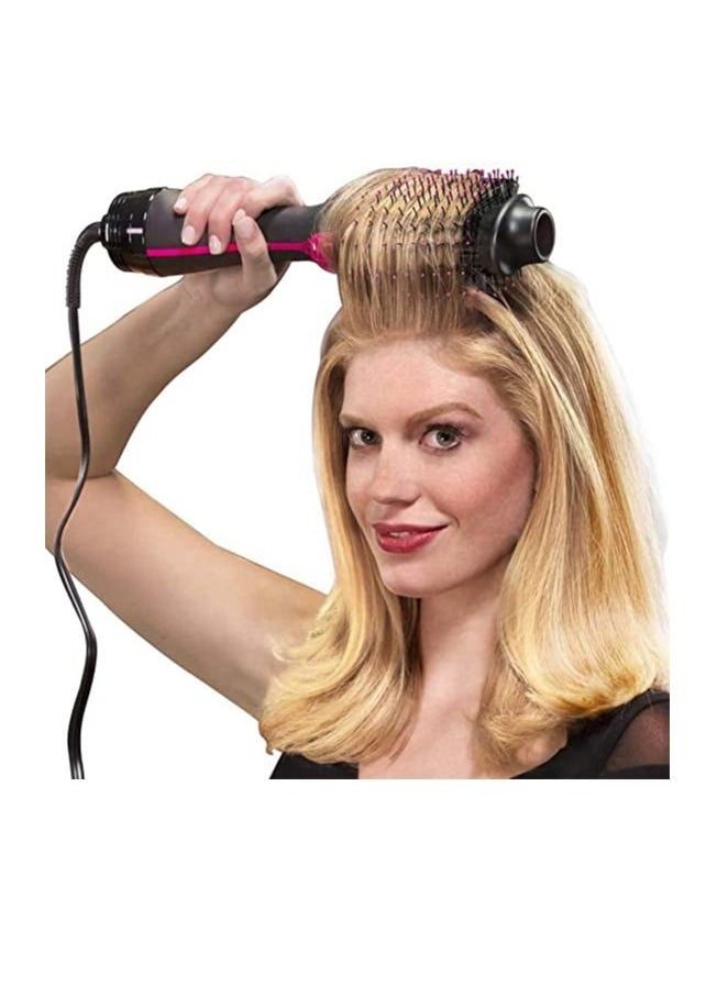 Generic - Hair Dryer Brush and Hot Air Brush, Bvser Air Hair Brush 3 in 1 One Step Hair Dryer and Styler Volumizer for Rotating Straightening, Curling, Salon Negative Ion Ceramic Blow Dryer Brush - Image 1