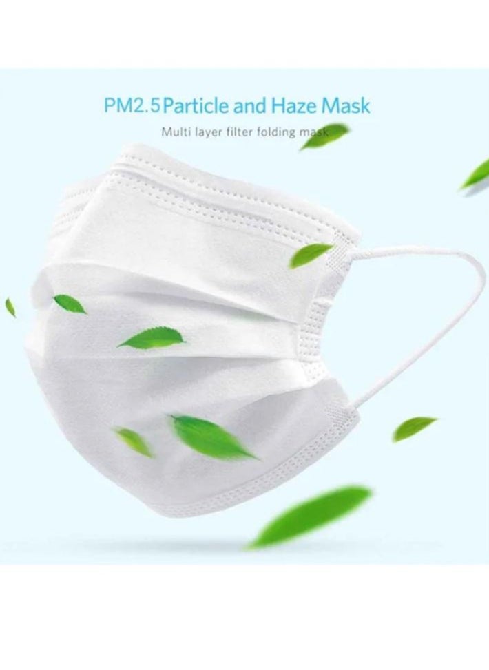 Generic 50-Piece Disposable Face Mask White  - Image 2