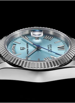 PAGANI DESIGN Men's Watches 36mm Automatic Ice Blue Stainless Steel Mechanical Business Sports Luxury Wrist Watch for Men PD-1752  - Image 3