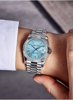 PAGANI DESIGN Men's Watches 36mm Automatic Ice Blue Stainless Steel Mechanical Business Sports Luxury Wrist Watch for Men PD-1752  - Image 2