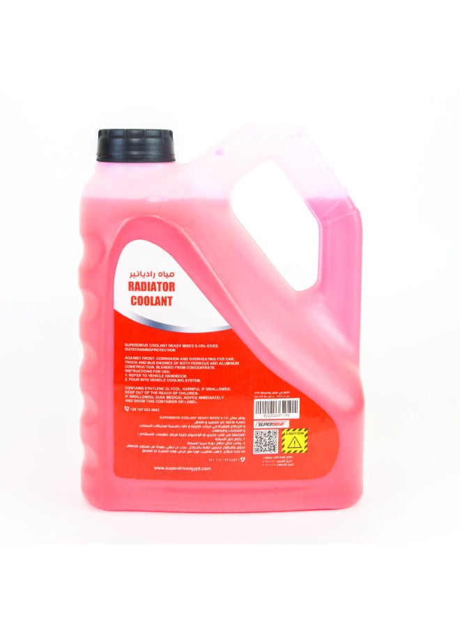 Superdrive Engine Coolant for Car Radiator Anti Freeze & Boil 4L (Red) - Image 3
