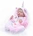 Cloveray Reborn Baby Dolls 20 Inch Real Baby Dolls That Look Real Full Body Vinyl Girl Doll in Fantasy Horn Outfit with Accessories Gift for Girls Ages 3 Pretend Play Collectors - Image 2