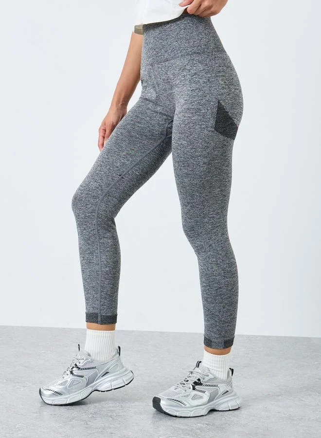 Seamless Tonal Jacquard Leggings