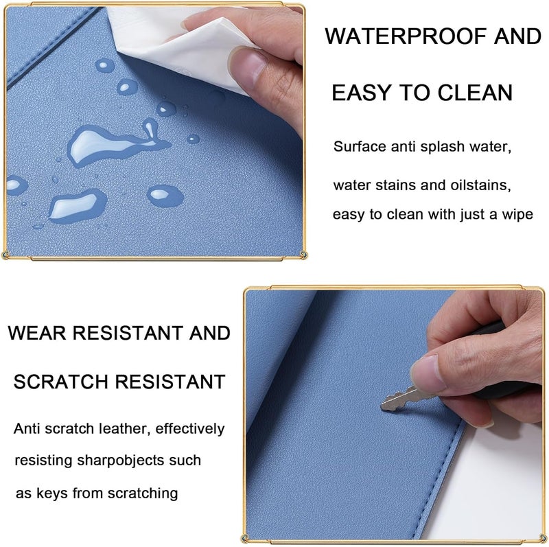 كاست ويف حقيبة حمل لأجهزة الكمبيوتر اللوحية مقاس 13-14 بوصة، تناسب أجهزة ماك بوك برو M2 14 بوصة / 13 بوصة M2/M1 Pro/Air 13.6 بوصة M2 2022، وسيرفس برو 9/8 13 بوصة (رمادي أزرق) - Image 3