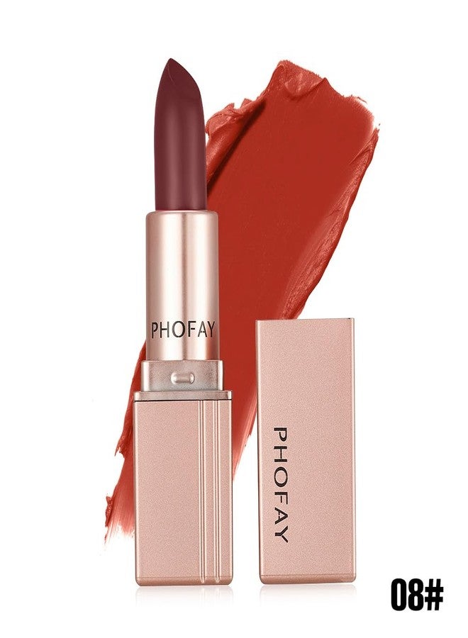 PHOFAY Matte Velvet Lipstick-Key Color Families (Reds, Berries, Pinks, Nudes), Silky-Smooth, Vegan & Ideal gift - Image 4