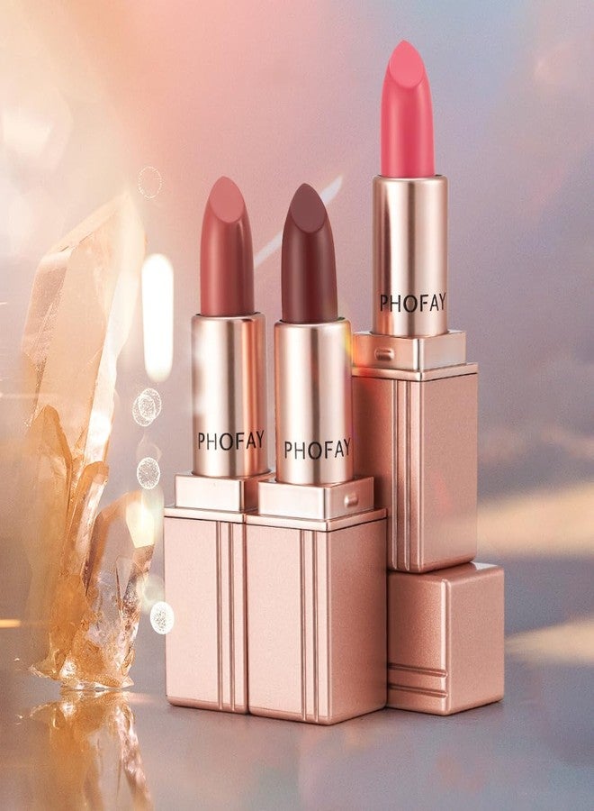 PHOFAY Matte Velvet Lipstick-Key Color Families (Reds, Berries, Pinks, Nudes), Silky-Smooth, Vegan & Ideal gift - Image 5