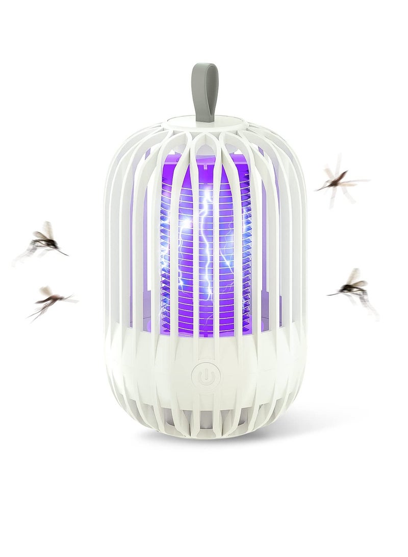 SYOSI Lamp Bug Zapper Rechargeable Dual Function Mosquito Zapper Lamp Bug Zapper Dual Lighting Mode LED UV Eclectic Zapper Kills Bugs on Standard Bulb Sockets - Image 1