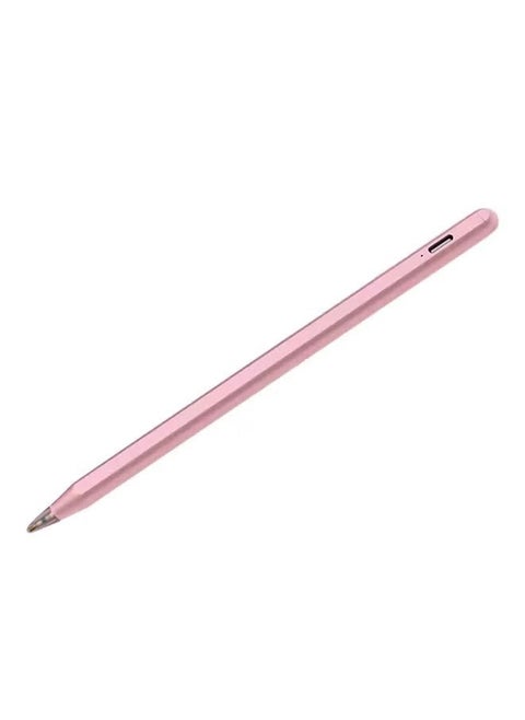 Wireless Charging Stylus Pen for Apple iPad (2nd Generation) Magnetic Active Pencil with Tilt Sensitive, Palm Rejection for iPad 6/7/8/9, iPad Mini 5/6, iPad Air 3/4/5, iPad Pro 11"/12.9"-Pink