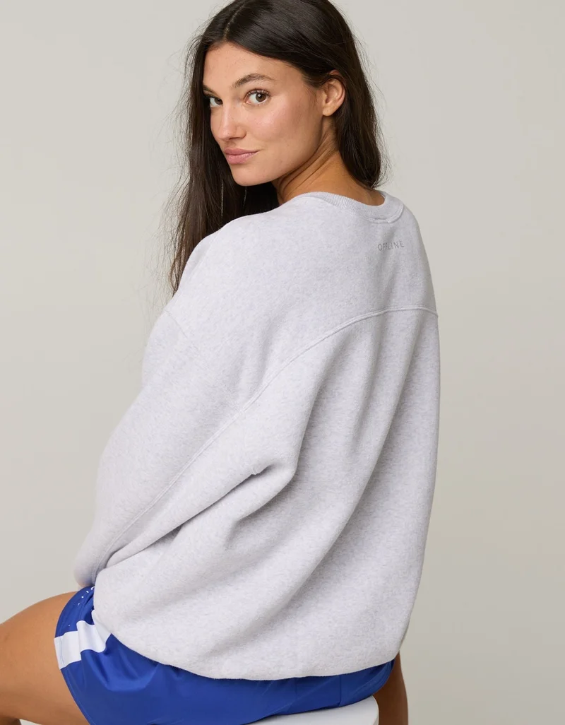 Aerie  OFFLINE By Aerie Cloud Fleece Crewneck Sweatshirt for Women | Best Price UAE