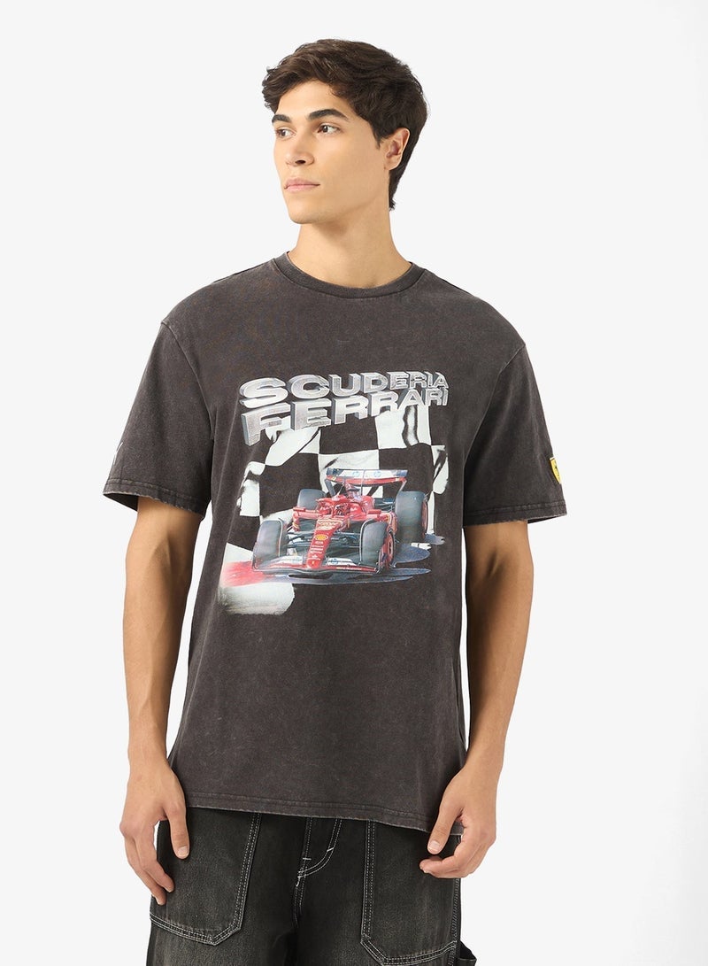 PUMA Ferrari Graphic Logo T-Shirt Ii - Image 1