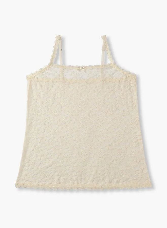 Splash FAV Camisole Top with Lace Detail