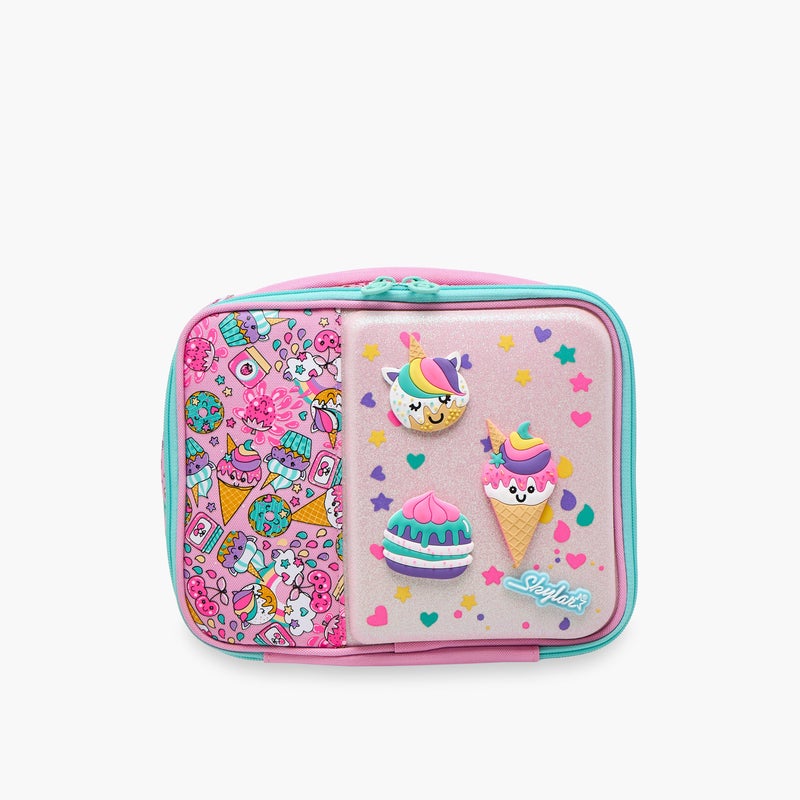 Skylar Ice Cream Print Lunch Bag for Girls - Image 1