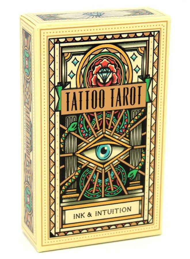 NIBEMINENT Body Tattoo Tarot Cards - 78 Tarot Cards PDF Guidebook - Women's Divination Tarot Deck - Party Board Game - Image 1