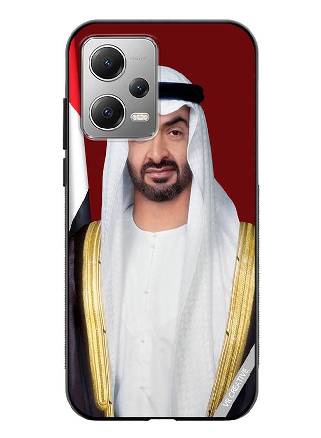 VR CREATIVE Protective Case Cover For Xiaomi Redmi Note 12 Sheikh Mohamed Bin Zayed Al Nahyan Design Multicolour - Image 1