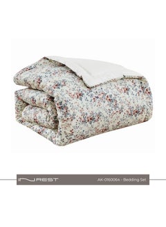Inrest Home 6 Piece Bedding Set 100% Cotton - Classic design in muted tones (King size 230 x 250 cm)  - Image 2