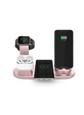 3-in-1 Wireless Charger,Fast Wireless Charging Station  Rotatable  Dock for Apple Watch/AirPods/Pencil, iPhone Series/Micro/Type C Phones and Galaxy Series - pzsku/Z93885D979C8CCBF09960Z/45/_/1684322010/0711ed45-864f-4b3b-8470-016c9316ae1a
