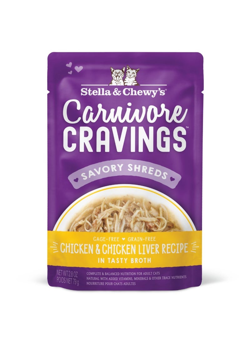 Stella & Chewys Stella & Chewy's Carnivore Cravings Chicken & Chicken Liver Recipe - 2.8 Oz  - Image 1