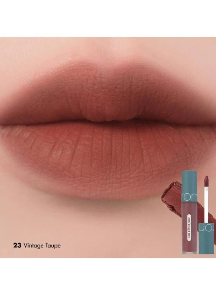 rom&nd Zero Velvet Matte Lip Tint  23  Vintage Taupe - Image 2
