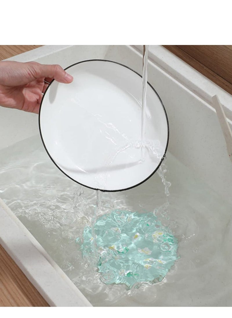 Excefore Anti Odor Mat Silicone Bathtub Stopper, Tub Stopper Silicone Floor Drain Anti-Odor Mat, for Kitchen Bathroom Laundry Shower Floor, 3 Pieces  - Image 2