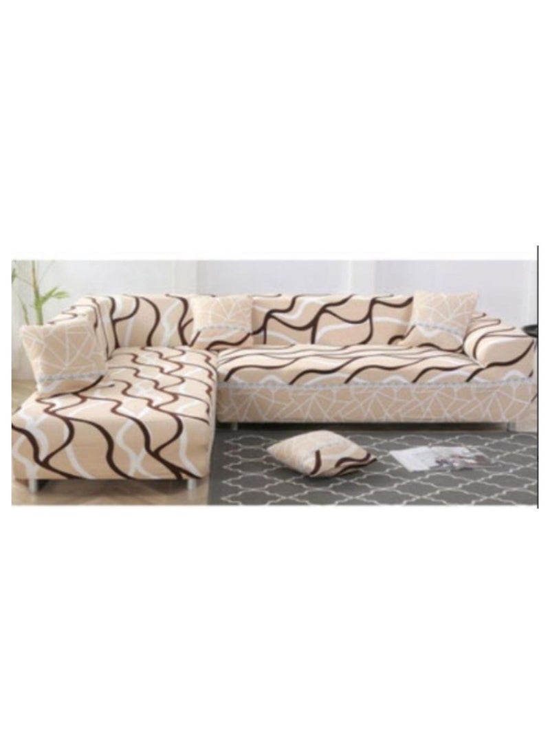 Wavy Lines Pattern Non-Slip Sofa Cover With Cushion Cover Free - pzsku/Z93888F78A47D31BA3C5CZ/45/_/1730365666/ec46426e-51fa-4c90-b659-2bc87eace12b