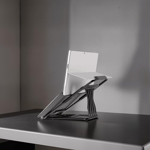 CUTTING EDGE INDUSTRIES Stand for Surface Pro with Keyboard Attached — Ergonomic Desk Stand Compatible with Surface Pro 11/10/9/8/7/6/5/X & Go — Adjustable Height, Lightweight, Travel Friendly | CUTTING EDGE INDUSTRIES - Image 4