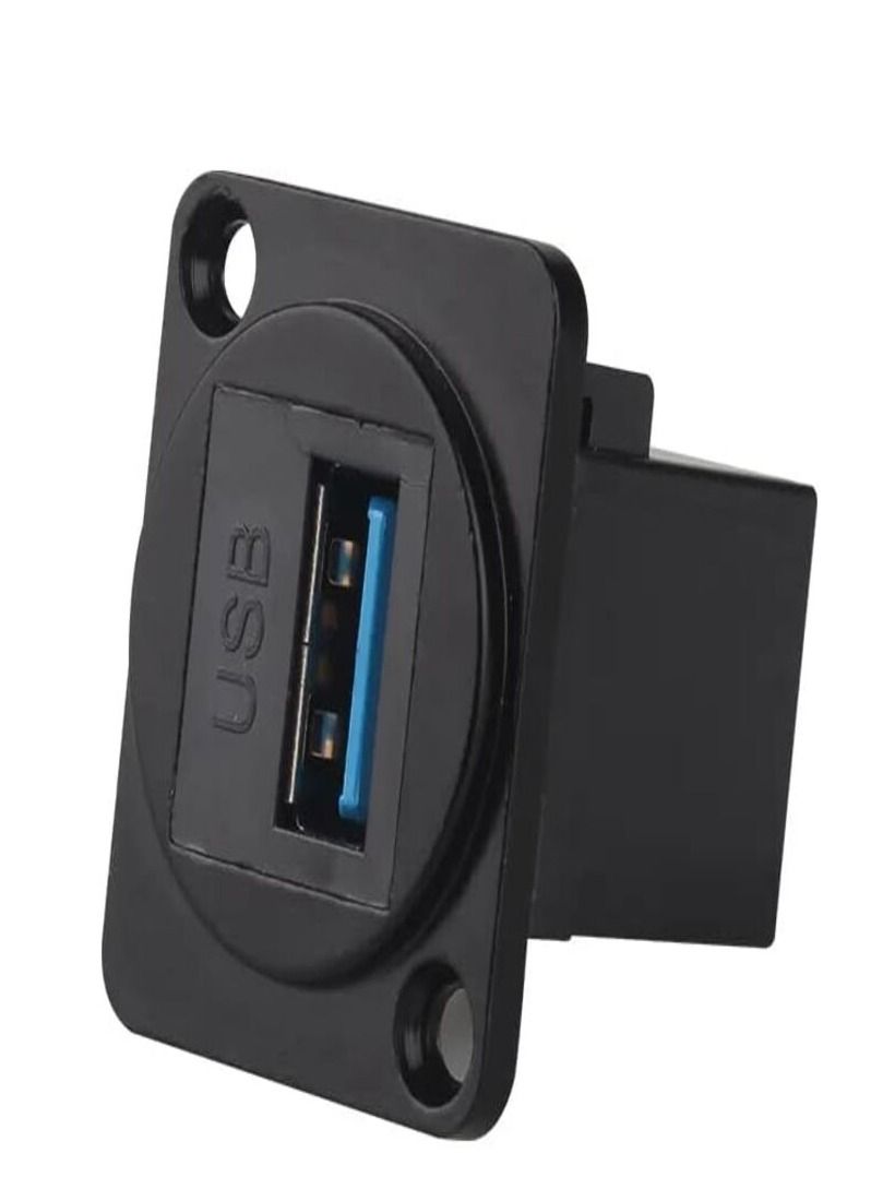 DKURVE موصل USB 3.0 معدني نوع D أنثوي إلى أنثوي حامل تركيب اللوحة - Image 1