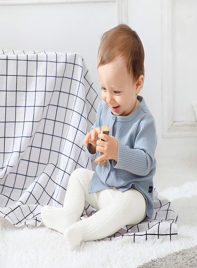 زاندو جوارب طويلة ناعمة محبوكة بنمط كابلات من زاندو للفتيات الصغيرات، جوارب بدون خياطة، سراويل أطفال، جوارب طويلة ملونة متنوعة، مناسبة للأطفال من عمر سنتين إلى أربع سنوات. - Image 4