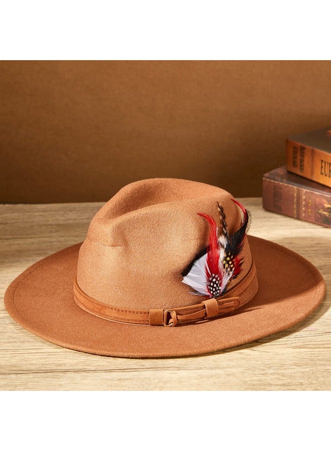 كينينج 39 قطعة من ريش القبعة، ريش متنوع للقبعات، ريش حقيقي ملون DIY بها بنفسك، زينة عيد الميلاد للرجال والنساء تقريبًا. 8 10 سم - Image 4