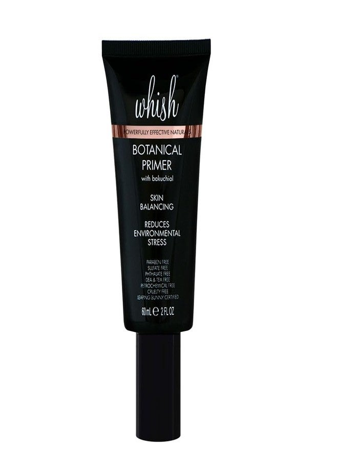 Whish Botanical Primer with Bakuchiol - Minimizes Pores, Wrinkles & Evens Skin Tone With Natural Retinol Alternative - Hydrating Makeup Primer For All Skin Types - Paraben & Sulfate Free - 2 oz - Image 1