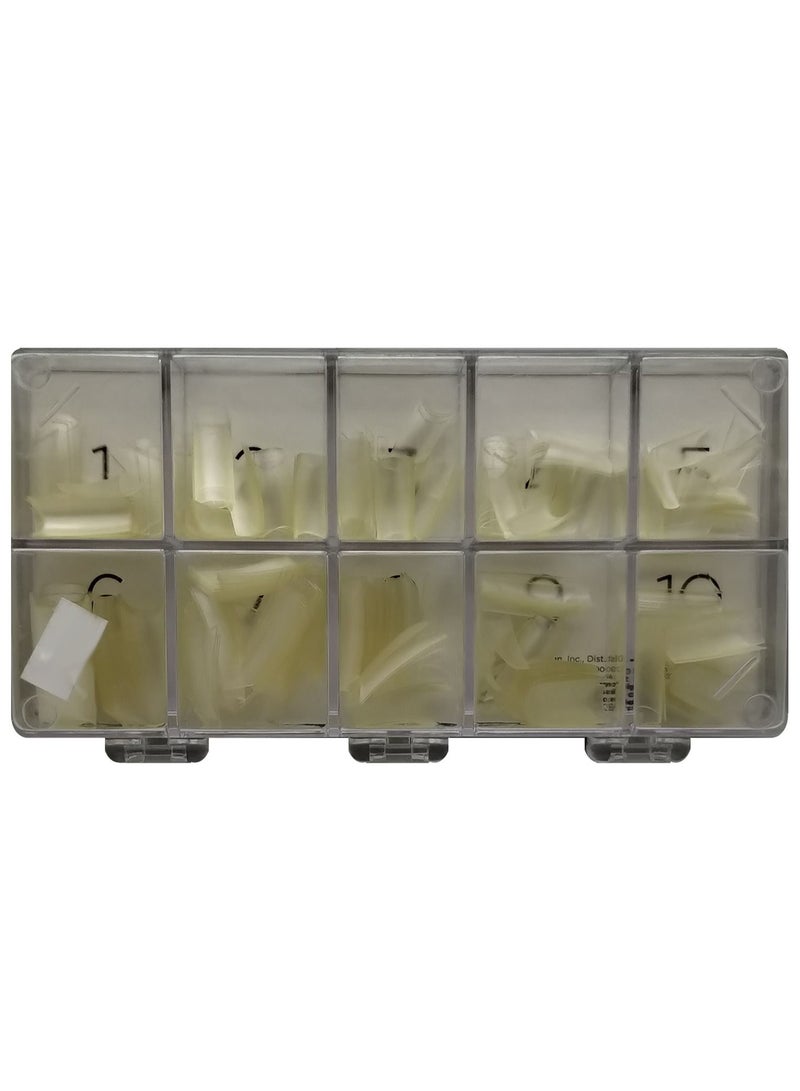 CND Professional Formation Nail Tips Clear Color 360 pcs - Image 2