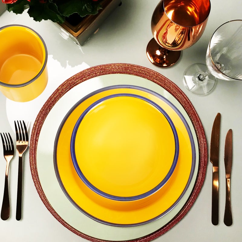 🍳 طقم أطباق عشاء من الميلامين المتين للاستخدام المنزلي والمطاعم - Image 4