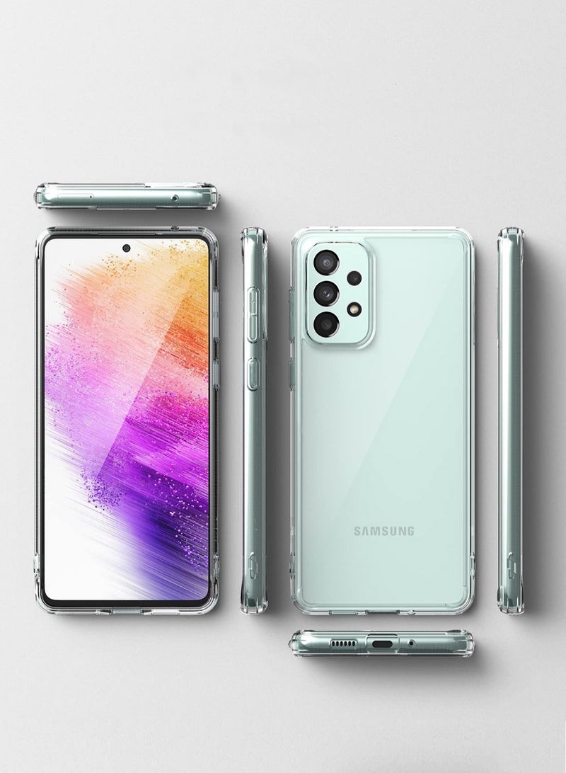 CHAPPELINE Wing Series Ultra Thin TPU Soft Corner Case Cover With Free Iron Plate For Samsung Galaxy A73 5G Clear - Image 3