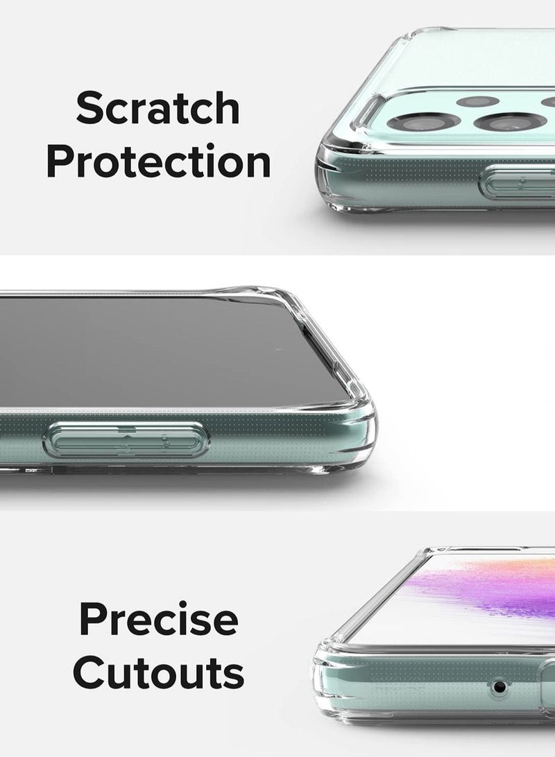 CHAPPELINE Wing Series Ultra Thin TPU Soft Corner Case Cover With Free Iron Plate For Samsung Galaxy A73 5G Clear - Image 4