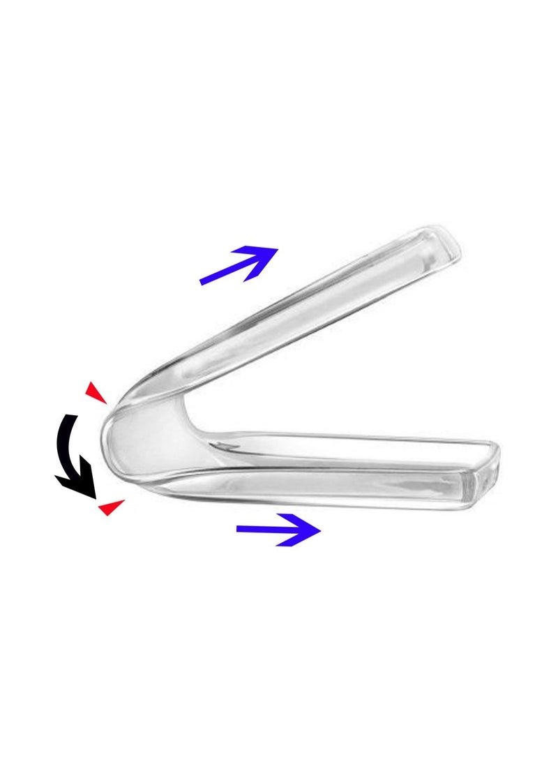 CHAPPELINE Wing Series Ultra Thin TPU Soft Corner Case Cover With Free Iron Plate For Samsung Galaxy A73 5G Clear - Image 5